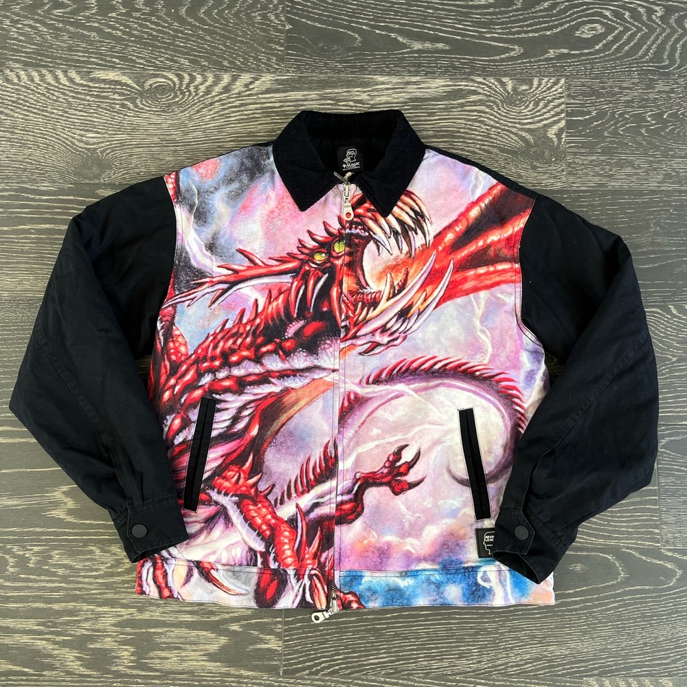NWT BRAIN DEAD x THE MAGIC GATHERING Dragon Jacket